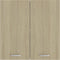 vidaXL - Hangkast - 60x31x60 - cm - bewerkt - hout - sonoma - eikenkleurig