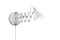 Reality Scissor - Wandlamp - E14 3,5 W - Wit mat
