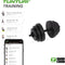 Tunturi Dumbbellset - Halterset 15 kg - Zwart Vinyl - Incl. gratis fitness app