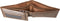 Alassio portefeuille - leer - bruin - JU-42241