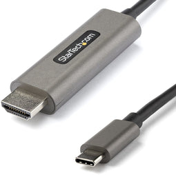 Startech.com CDP2HDMM3MH - USB-C naar HDMI Kabel - 4K 60Hz HDR10 3m Zilver Zwart