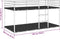 vidaXL - Stapelbed - zonder - matras - 90x190 - cm - staal - wit