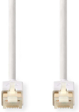 Nedis CAT6 Netwerkkabel - RJ45 Male - RJ45 Male - F/UTP - 20.0 m - Rond - LSZH / PVC - Wit - Window Box