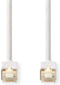 Nedis CAT6 Netwerkkabel - RJ45 Male - RJ45 Male - F/UTP - 20.0 m - Rond - LSZH / PVC - Wit - Window Box