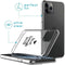 iMoshion Hoesje Geschikt voor iPhone 11 Pro Hoesje Siliconen - iMoshion Design hoesje - Transparant / Zwart / Live Laugh Love