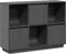 vidaXL - Dressoir - 110,5x35x80 - cm - massief - grenenhout - grijs