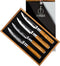 Forged Olive Steakmessenset 4-delig - Olijfhout - In Houten Giftbox