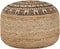 vidaXL - Poef - handgemaakt - 45x30 - cm - jute - bruin