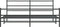 vidaXL - Bedframe - met - hoofd- - en - voeteneinde metaal - zwart - 180x200 - cm