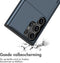 iMoshion Hoesje Geschikt voor Samsung Galaxy S24 Ultra Hoesje - Ruimte voor 2 pasjes - iMoshion Backcover met pasjeshouder - Donkerblauw