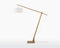 GOOD&MOJO Vloerlamp Andes - Bamboe/Wit - 72x47x176cm - Scandinavisch,Bohemian - Staande lampen voor Woonkamer - Slaapkamer