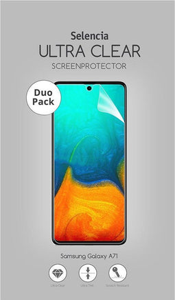 Selencia Screenprotector Geschikt voor Samsung Galaxy A71 - Selencia Duo Pack Ultra Clear Screenprotector smartphone