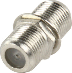 ValueLine FC-018 - F-Connector koppelstuk - Female - Zilver