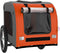 vidaXL - Hondenfietstrailer - oxford - stof - en - ijzer - oranje - en - grijs