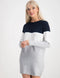 ONLY ONLLILLO L/S DRESS KNT - Gebreide jurk - Ronde hals - Lange mouwen - M (M)
