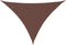 vidaXL - Zonnescherm - driehoekig - 5x5x6 - m - oxford - stof - bruin