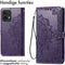 iMoshion Hoesje Geschikt voor Motorola Edge 40 Pro Hoesje Met Pasjeshouder - iMoshion Mandala Bookcase - Paars