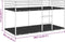 vidaXL - Stapelbed - zonder - matras - 80x200 - cm - staal - zwart