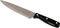 Secret de Gourmet Essential - groente en vleesmes - 1x stuks - RVS - zwart - 33 x 4,5 cm - koksmes/keukenmes