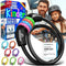 NEXTCOVER® Kinderfietsslot - 4-cijferige code - Combinatieslot - Kleurrijk