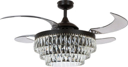 Beacon Fanaway Veil Indoor Plafondventilator 122CM Zwart (incl. verlichting) 212922