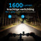 Tikkens LED Fietsverlichting - Fietslamp 1600 Lumen - USB Oplaadbaar Waterdicht - Voorlicht MTB & Racefiets