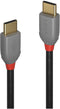 Lindy 36873 - USB-kabel USB 2.0 USB-C - 3.00 m - Grijs Zwart