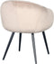 Pole to Pole - Bubble stoel - Velvet - Sand White