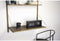 LEFF amsterdam - Brick - Zwart/Zwart - Wandklok - Staande klok