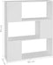 vidaXL-Boekenkast/kamerscherm-80x24x94-cm-bewerkt-hout-wit