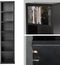 Tectake® CD Rek Juliana - CD/DVD Rek - Opslag voor 102 CD's - 90 x 21 x 20 cm - Zwart