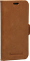 Dbramante1928 iPhone 13 Mini - Flip cover - Magneetsluiting en ruimte voor pasjes - Cognac