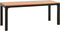 vidaXL - Tuinbank - 110 - cm - staal - en - HKC - bruin - en - zwart
