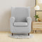 Hoes voor een oorfauteuil Eysa ULISES Parelgrijs 80 x 100 x 90 cm