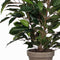 Mica Decorations groene ficus kunstplant - 40 cm - Kunstplanten voor binnen