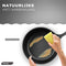 Castex Duocraft - Gietijzeren Pan - 26 cm - Preseasoned - Zwart