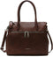Gigi Fratelli Dames Leren Schoudertas iPad Romance Business ROM8005 Brandy