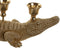Decoratieve figuren Home ESPRIT Gouden Kroonkandelaar 42,5 x 12,5 x 11,5 cm