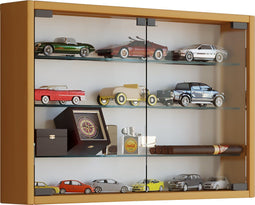 VCM Houten glazen wandvitrinekast Wandvitrinekast Collector vitrine Mandosa M Houten glazen wandvitrinekast Wandvitrinekast Collector vitrine Mandosa M