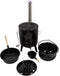 Outdoor stoofkachel set - Esschert Design - Vuurhaard - Staal - Zwart
