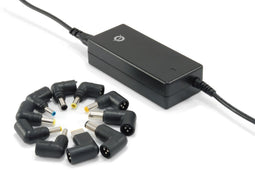 Conceptronic CNB65 - Laptop oplader - 65W met 10 oplaadpunten - Zwart