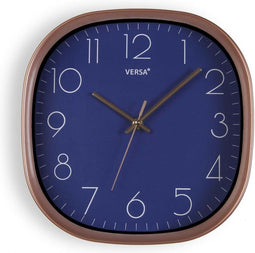Muurklok Versa Blauw Plastic 5 x 28,5 x 28,5 cm