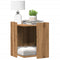 vidaXL - Kattenbakkast - 42x42x51 - cm - bewerkt - hout - sonoma - eikenkleurig