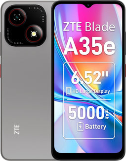 ZTE Blade A35e - 2GB/64GB - 6.52-inch HD+ - Zilvergrijs