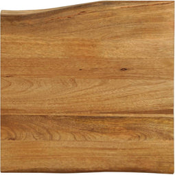 vidaXL - Tafelblad - met - natuurlijke - rand - 80x80x3,8 - cm - massief - mangohout