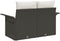 vidaXL - 2-zits - tuinsofa - met - opbergruimte - en - kussens - zwart - poly - rattan