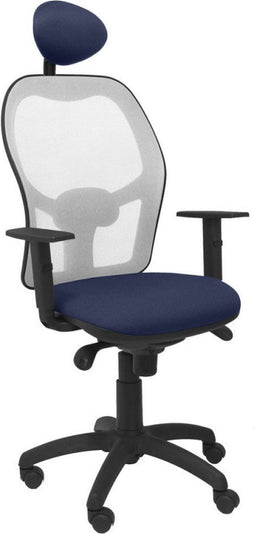 Bureaustoel met hoofdsteun Jorquera P&C ALI200C Blauw Marineblauw