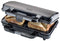 Bestron ASM90XLTG - Tosti apparaat - 900W - Voor 2 tosti's - Titangrijs (2 stuks)