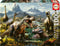 Puzzel Educa Ferocious dinosaurs 1000 Onderdelen