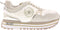 Liu Jo Maxi Wonder 48 - Lage sneakers - Off white suède met fluffy textiel - Beige
